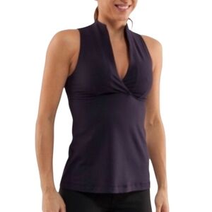 Lululemon Purple and Green Whisper Wet Dry Athletic Tank Top